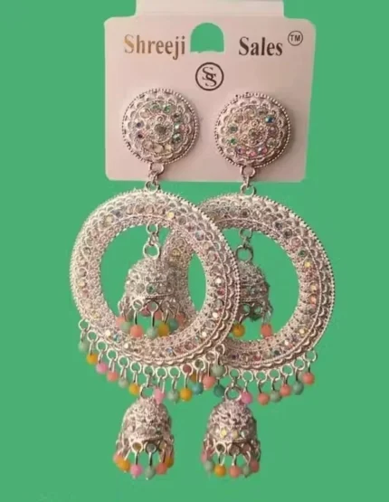 multicolor-chandbali-double-jhumka-earrings