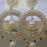 multicolor-chandbali-double-jhumka-earrings