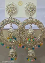 multicolor-chandbali-double-jhumka-earrings