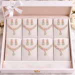 wholesale pastel necklace set box for jewellery retailers