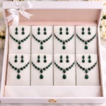 wholesale bridal necklace set box for jewellery retailers