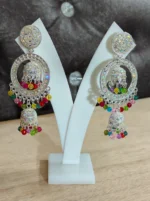 multicolor-chandbali-double-jhumka-earrings