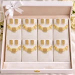 gold pearl layered bridal choker necklace set wholesale