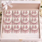 Pink Crystal Bridal Necklace Set – Artificial Jewellery Wholesale Box (12 Pcs) - Image 3