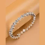 diamond tennis bracelet with choker and stud earrings set